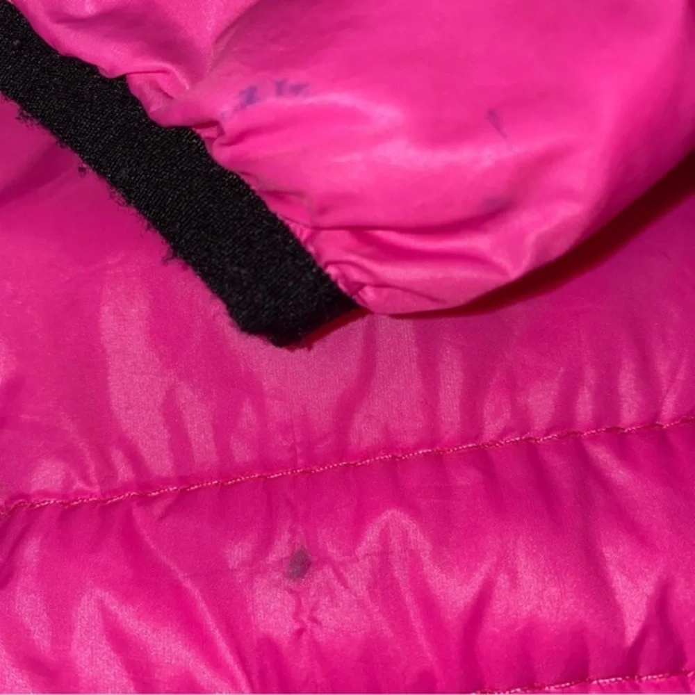 Justice puffy‎ jacket for girls size 12 hot pink lightweight